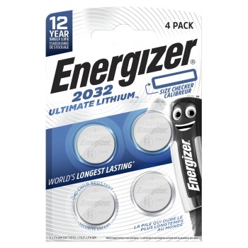Energizer Batteries Lithium CR2032 (4pcs) Ultimate Lithium