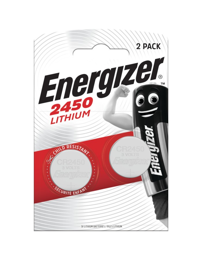 Energizer Batteries Lithium CR2450 (2pc)