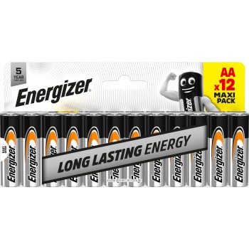 Energizer Batteries Alkaline AA (12pcs) Alkaline Everyday (Blister)