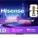Hisense 50E7Q PRO 50'' 4K Smart QLED TV 144 HZ