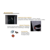 NETPRO Safe Box Gun Cabinet with Fingerprint, Code & Key 145x35x30cm NP-GSB