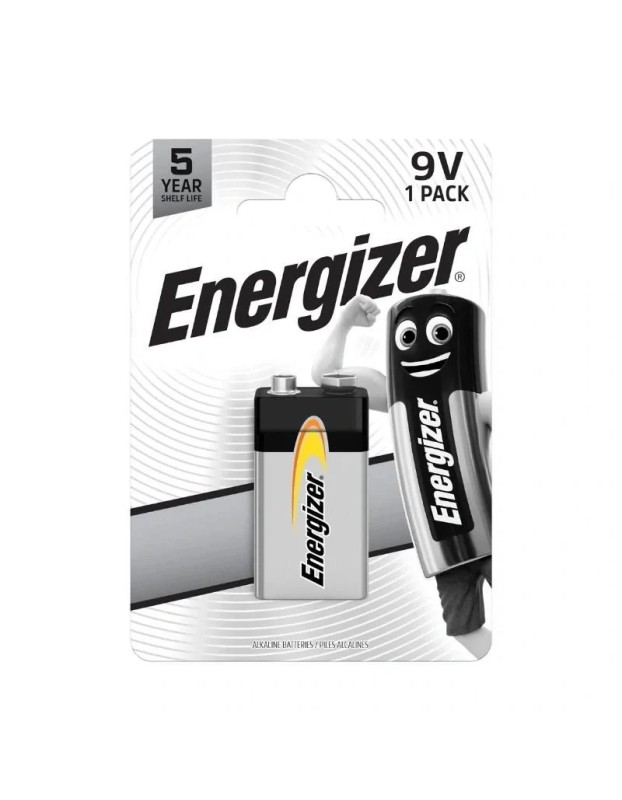 Energizer Batteries Alkaline 9V (1pc) Alkaline Everyday