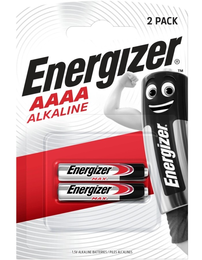 Energizer Batteries Alkaline AAAA (2pcs)