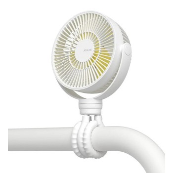 Jisulife LIFE 1 BABY White Octopus Stroller Fan Quiet & Rotatable