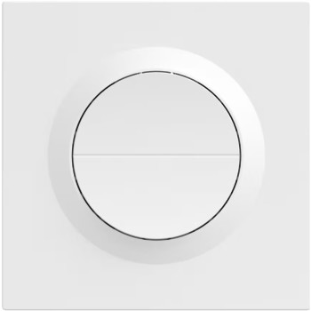 Sonoff Zigbee Smart Wall Mechanical Switch 1-Button 2 Gang White With Matter