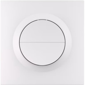 Sonoff Zigbee Smart Wall Mechanical Switch 1-Button 2 Gang White With Matter (no neutral)