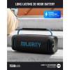 Majority Portable Speakers Move 4 IPX67 70W USB/AUX/SD/RGB UK