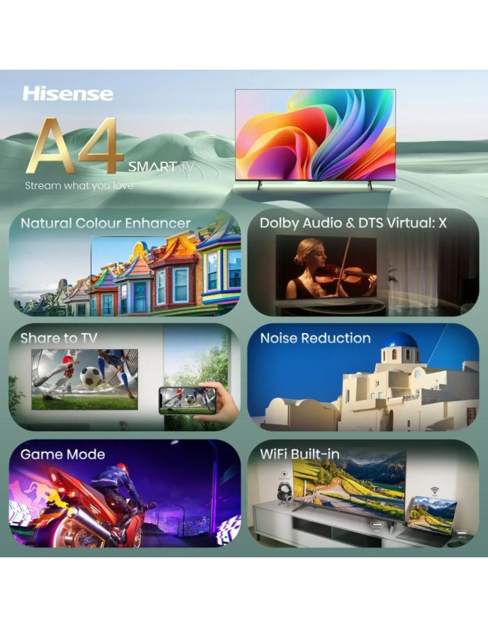 Hisense 32A4S 32'' HD Smart LED TV