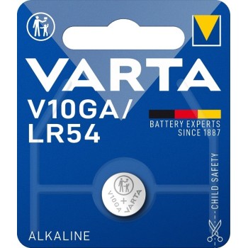 Varta Alkaline V10GA (LR54) Coin Cell Battery (1pc)