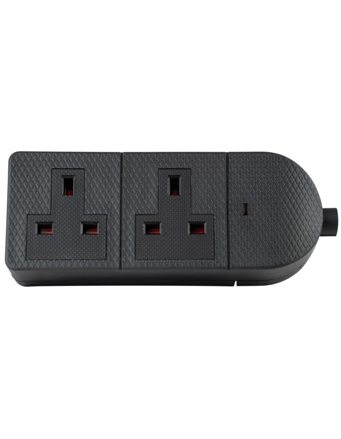 AV:Link POWER Extension Trailing Socket Heavy Duty 2-Gang 13A Black 429.620UK AV:Link POWER Extension Trailing Socket Heavy Duty 2-Gang 13A Black 429.620UK
