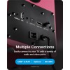 Majority Speakers Active D50X 60W 2.0 BT/USB/Optical/HDMI ARC Maroon (pair)