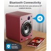 Majority Speakers Active D50X 60W 2.0 BT/USB/Optical/HDMI ARC Maroon (pair)