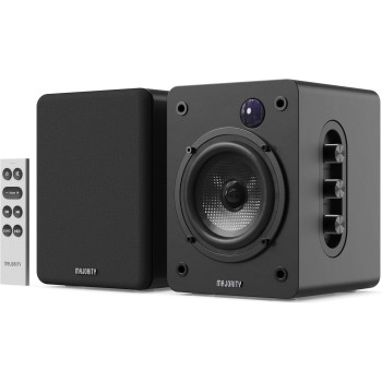Majority Speakers Active D50X 60W 2.0 BT/USB/Optical/HDMI ARC Black (pair)