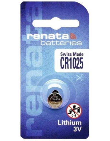 Renata Lithium CR1025 Button Battery (1pc)