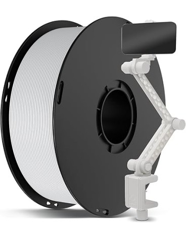 Anycubic ABS Filament White 1Kg.  Ideal Usage: Automotive components, moving mechanical parts, electronic enclosures, and classic LEGO-style bricks.