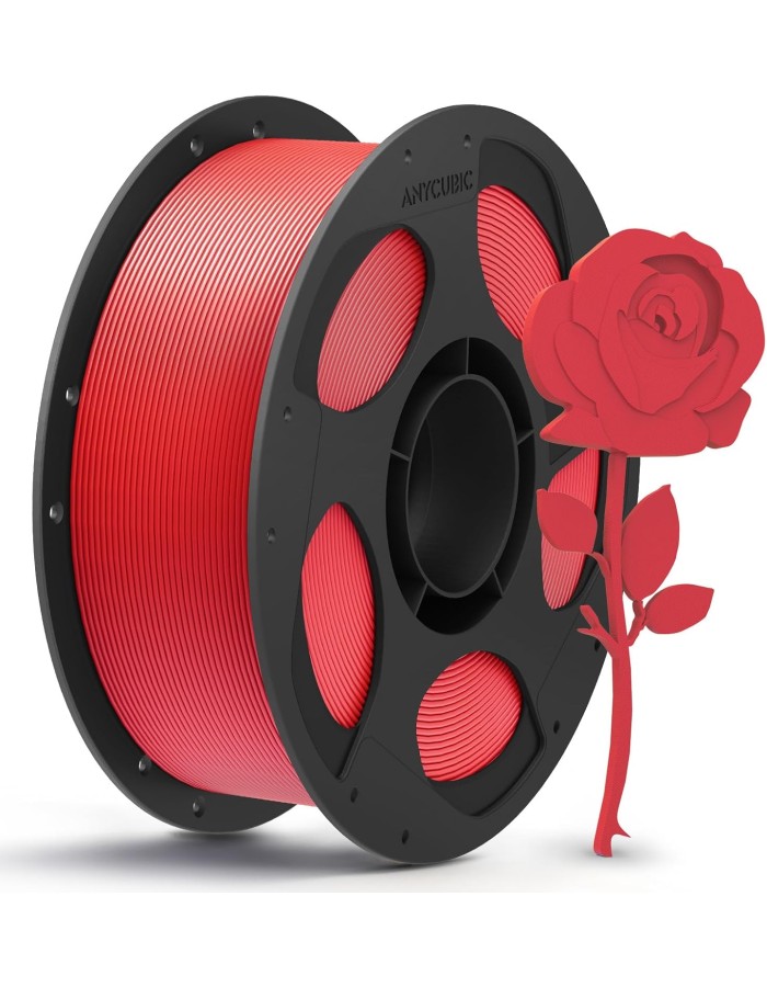 Anycubic PLA+ Filament Red 1Kg. Ideal Usage: Functional prototypes, mechanical parts, durable household gadgets, and brackets or mounts that require more impact resistance than standard PLA can provide. Anycubic PLA+ Filament Red 1Kg. Ideal Usage: Functional prototypes, mechanical parts, durable household gadgets, and brackets or mounts that require more impact resistance than standard PLA can provide.
