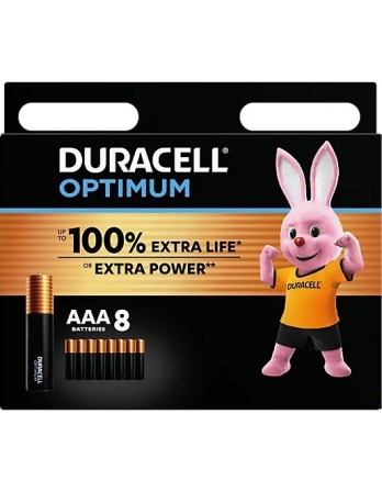 Duracell Alkaline AAA (8pcs) Optimum