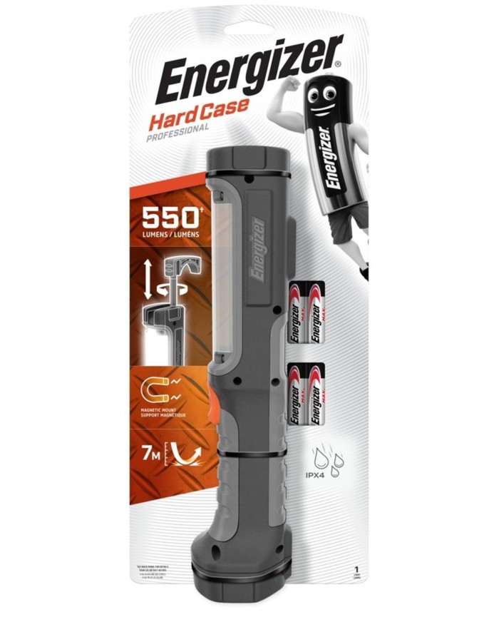 Energizer Light Torch 550 Lumens (4xAA) - Hardcase Work Light