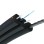 Opton Fiber Optic Cable 1 Core SM Flat Aerial LSZH G657A1 1000m