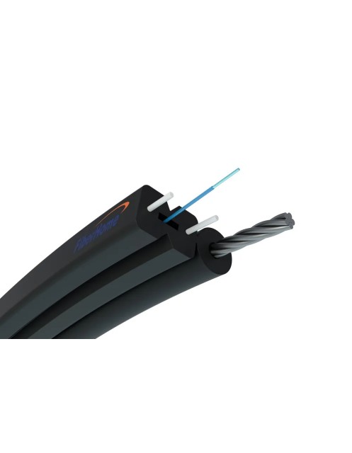Opton Fiber Optic Cable 1 Core SM Flat Aerial LSZH G657A1 1000m
