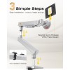 NBMounts SmooVex A5-XS Single Arm Monitor Desk Mount with Mechanical Spring NBMounts SmooVex A5-XS Single Arm Monitor Desk Mount with Mechanical Spring