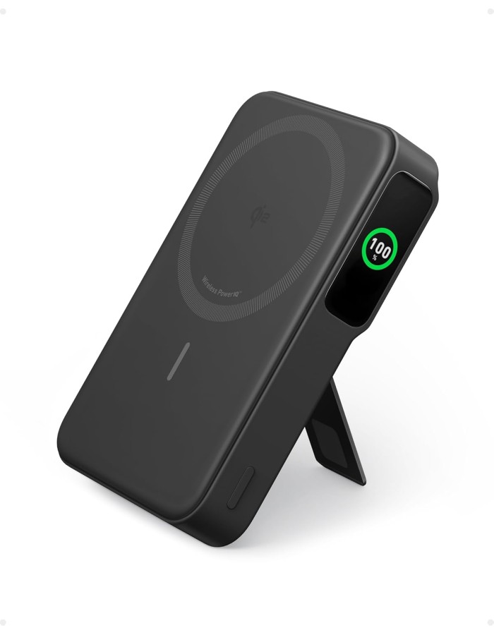 Anker Mobile Powerbank Wireless 10000 15W Smart Display Qi2 MagGo Black