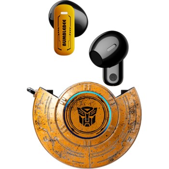 Transformers TWS Earphone, Low Latency, Game/Music Modes, TF-T31 Yellow