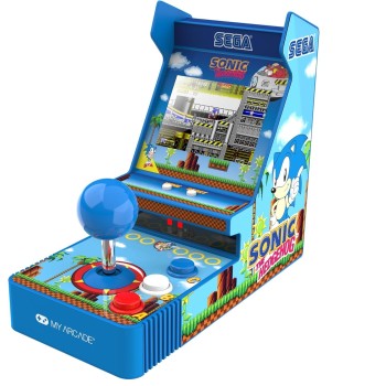 My Arcade Retro 6.8" (3.5") Joystick Player SONIC THE HEDGEHOG (2 Games)