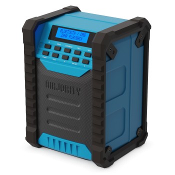 Majority LANDBEACH Portable IP54 30W Rugged Speaker with FM & BT 10000mAh PowerBank, 28hr Battery