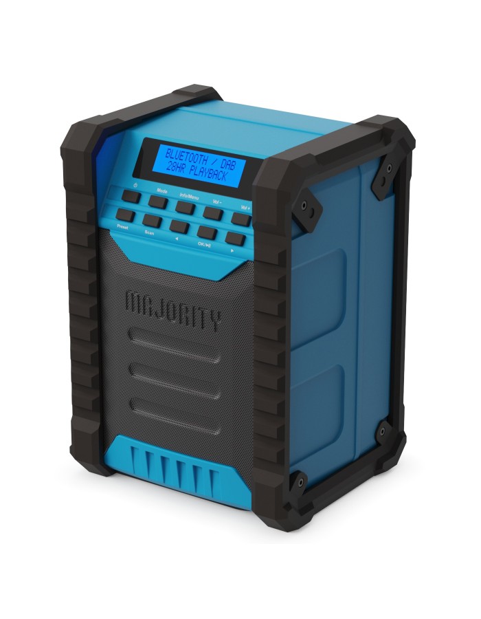 Majority LANDBEACH Portable IP54 30W Rugged Speaker with FM & BT 10000mAh PowerBank, 28hr Battery Majority LANDBEACH Portable IP54 30W Rugged Speaker with FM & BT 10000mAh PowerBank, 28hr Battery
