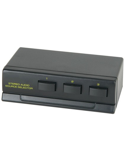 AV:link 3 Way Stereo Audio Switch 128.234UK