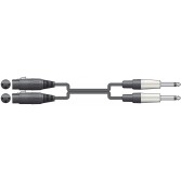 Chord Classic 2 XLRF - 2 x 6.3 mm 3.0m 190.040UK Chord Classic 2 XLRF - 2 x 6.3 mm 3.0m 190.040UK