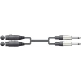 Chord Classic 2XLRF- 2x6.3MM 1.5m 190.039UK Chord Classic 2XLRF- 2x6.3MM 1.5m 190.039UK