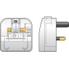 Mercury 2 Pin EU Plug to UK Plug Converter 429.821UK