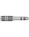 QTX 3.5mm Female to 6.3mm Male Adaptor Metal 757.882UK