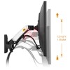 NBmounts F120 Gas Strut TV/Monitor Wall Mount Single Arm 10x10 NBmounts F120 Gas Strut TV/Monitor Wall Mount Single Arm 10x10