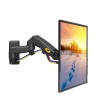 NBmounts F150 Gas Strut Wall Mount Dual Arm 10x10 360 degree rotation Black NBmounts F150 Gas Strut Wall Mount Dual Arm 10x10 360 degree rotation Black