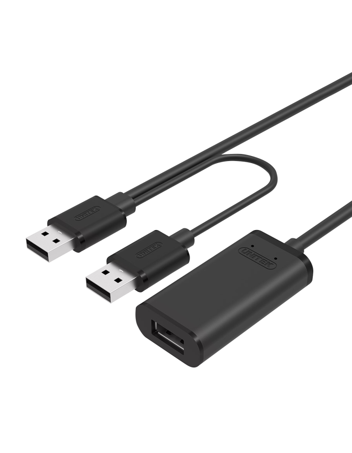 Unitek Y-277 USB2.0 USB-A Male to USB-A Female Active Extension Cable 5m Unitek Y-277 USB2.0 USB-A Male to USB-A Female Active Extension Cable 5m