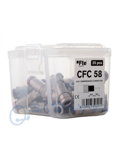 FTE CFC58 Compression F-Connectors 5mm