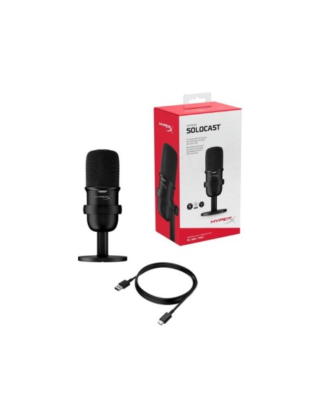 HyperX SoloCast USB Gaming Mircrophone - Black - 4P5P8AA HyperX SoloCast USB Gaming Mircrophone - Black - 4P5P8AA