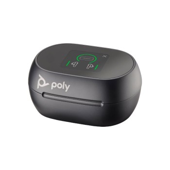Poly Voyager Free 60+ UC M Carbon Black / BT700 USB-C Adapter + Touchscreen Charge Case - PN 7Y8H0AA