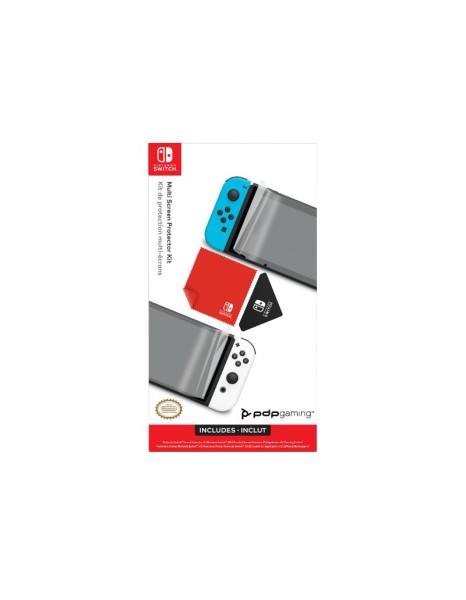 PDP - Screen Protector Kit For Nintendo Switch - Oled PDP - Screen Protector Kit For Nintendo Switch - Oled