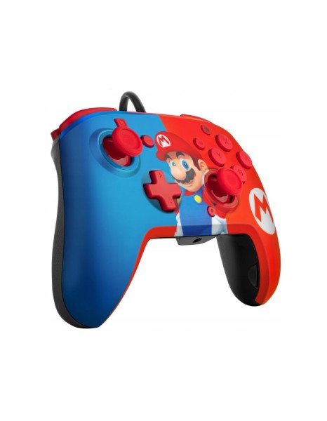 PDP - Wired Controller for Nintendo Switch and Pc MarioRed/Blue Faceoff PDP - Wired Controller for Nintendo Switch and Pc MarioRed/Blue Faceoff