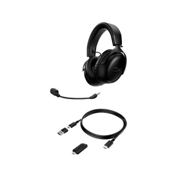HyperX Cloud III Wireless Over Ear Gaming Headset Black - 77Z45AA