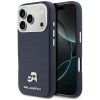 Karl Lagerfeld Karl &amp;amp; Choupette Head Pins Saffiano MagSafe Case for iPhone 17 Pro - Blue