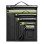 Set of 5 fireproof RFID signal blocking bags OTN-5R with handle and reflective strip - black