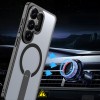 Hybrid Armor X Case for Samsung Galaxy S26 Ultra with Stand, Compatible with MagSafe - Black