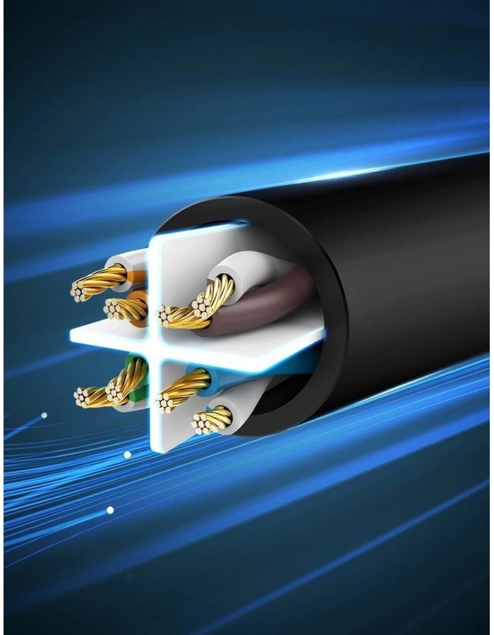 Ugreen cable internet network cable Ethernet patchcord RJ45 Cat 6 UTP 1000Mbps 2m black (20160) Ugreen cable internet network cable Ethernet patchcord RJ45 Cat 6 UTP 1000Mbps 2m black (20160)