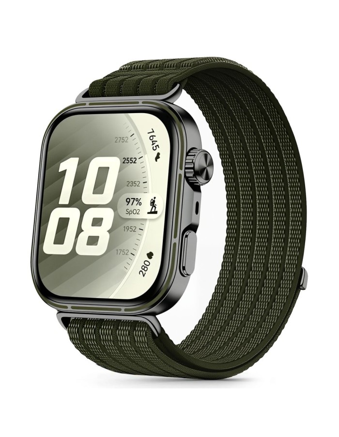 Tech-Protect Nylon Strap for Huawei Watch Fit 3 / 4 / 4 Pro / 5 / 5 Pro - Green Tech-Protect Nylon Strap for Huawei Watch Fit 3 / 4 / 4 Pro / 5 / 5 Pro - Green
