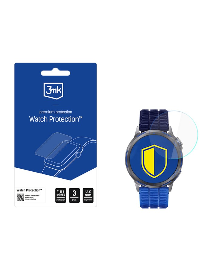 3mk Watch Protection FlexibleGlass Hybrid Glass for Huawei Watch GT Runner 2 3mk Watch Protection FlexibleGlass Hybrid Glass for Huawei Watch GT Runner 2